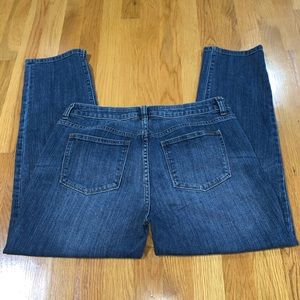 Jennifer Lopez Straight Leg Ankle Jeans